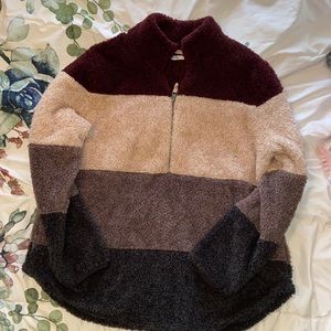 Sherpa half zip XL